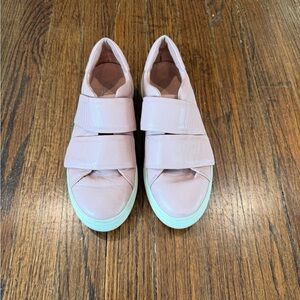 Pink J/Slides Double Strap Velcro Sneakers